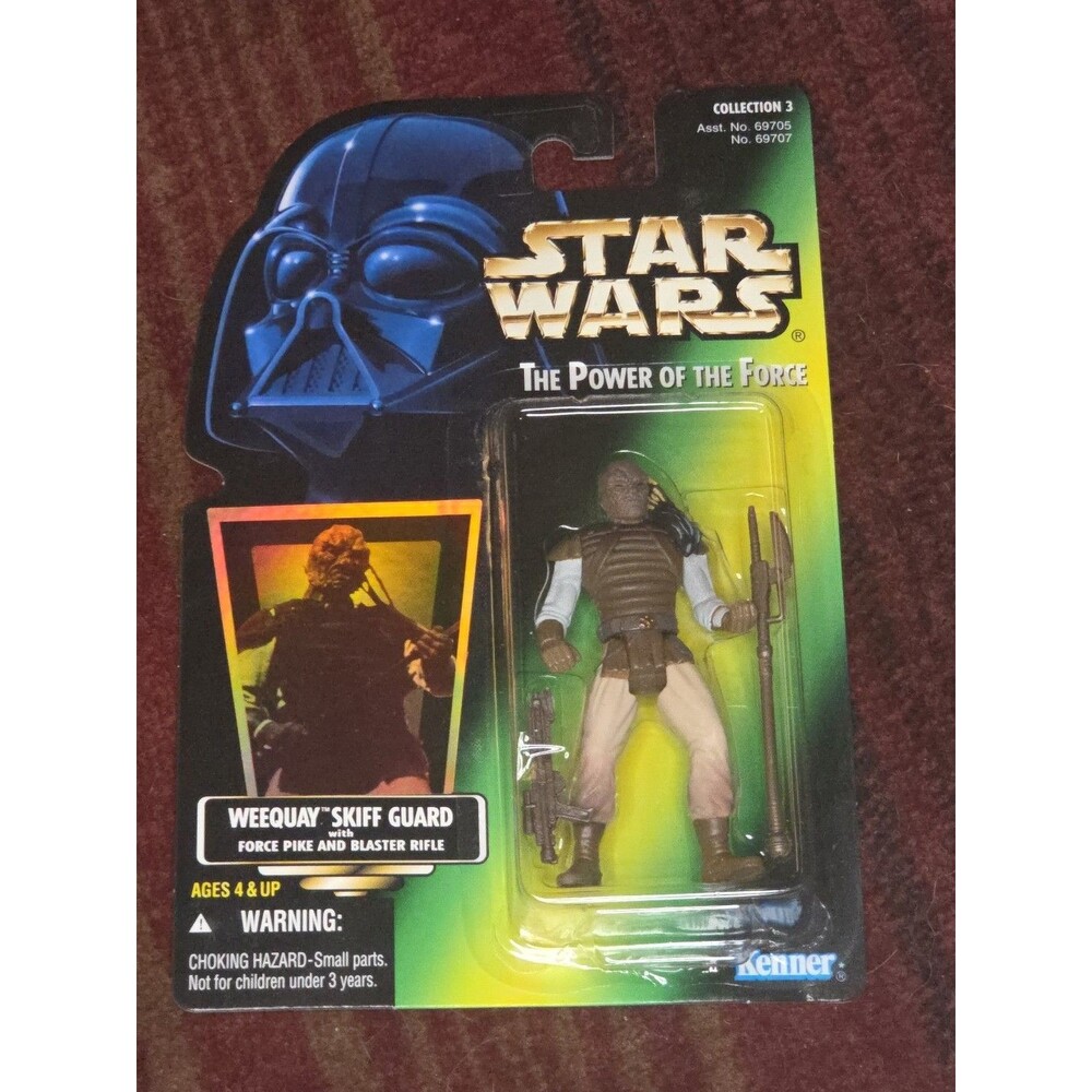 Star Wars: The Power Of The Force Weequay Skiff Guard Kenner Green/1996